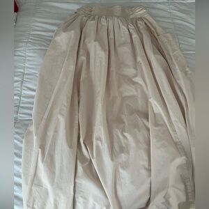 Free People Cream A-Line Skirt